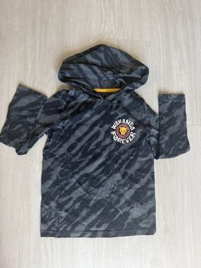 Marvel Wakanda Forever Black & Gray Hooded Kids Shirt